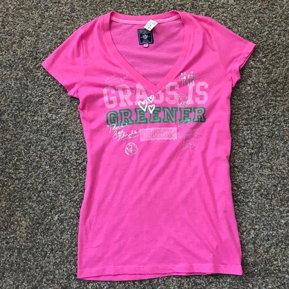 PINK Victoria's Secret Tops - PINK Victoria’s Secret Sz Sm t-shirt 💕 Adorable!